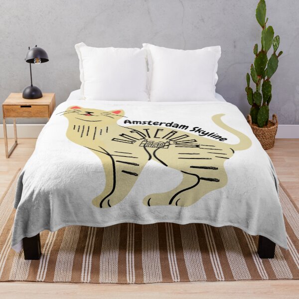 Item preview, Amsterdam Skyline Cat - Cats Lover designed and sold by The Full Cart.