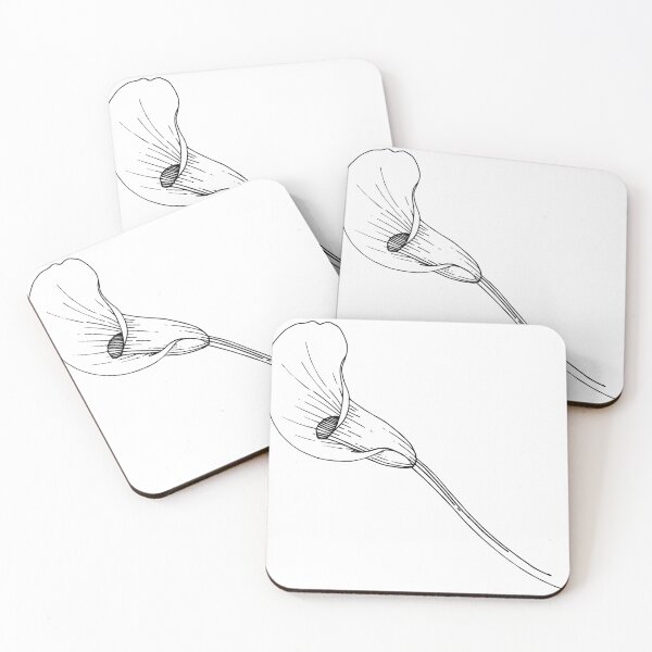 Item preview, Black and White Little Flower  designed and sold by vadim888.