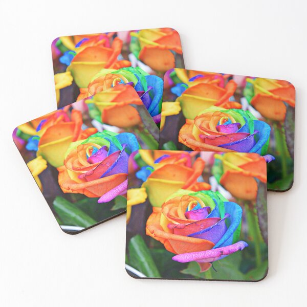 Item preview, A bouquet of rainbow roses designed and sold by PhotoCDesign.