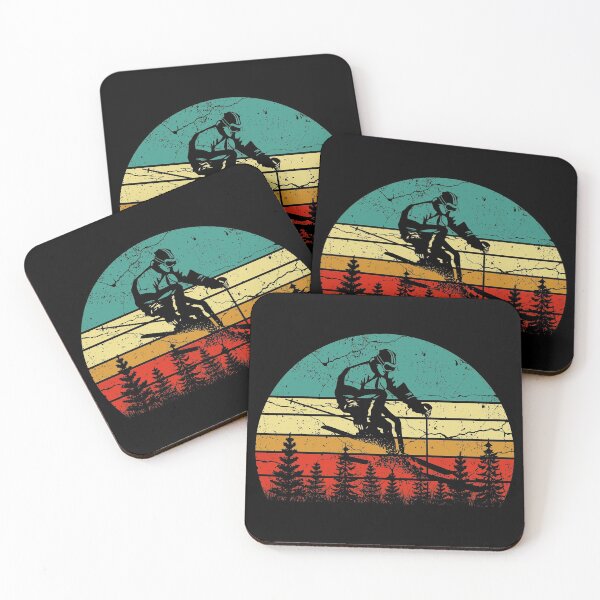 Item preview, Funny Winter Mountain Skiing Vintage Shirt Ski Skier T Shirt designed and sold by tuanitus.