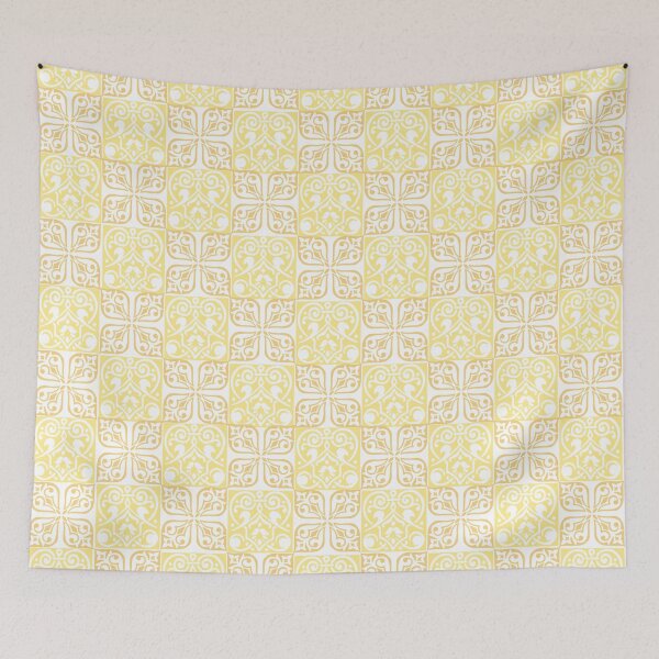Item preview, Portuguese brown tile pattern designed and sold by Mandala & More.