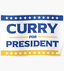 Curry for President Poster