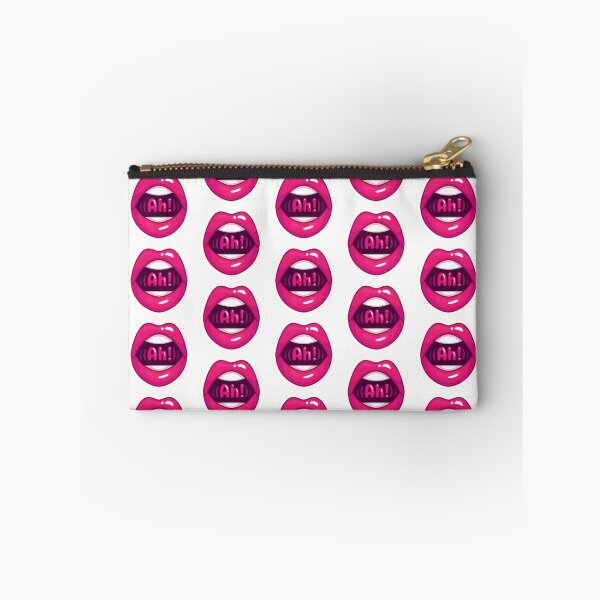 Item preview, Ah! - Lips Illustration with Typography designed and sold by Auliv Art.