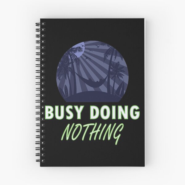 Item preview, Busy Doing Nothing Stay In Bed Vintage Sunset Art designed and sold by RadhaWords.
