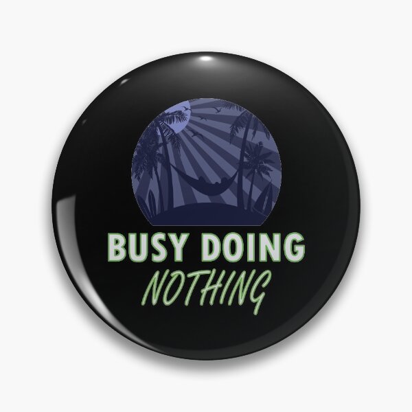 Item preview, Busy Doing Nothing Stay In Bed Vintage Sunset Art designed and sold by RadhaWords.