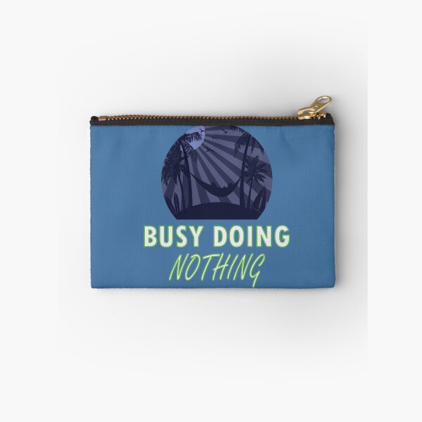 Item preview, Busy Doing Nothing Stay In Bed Vintage Sunset Art designed and sold by RadhaWords.