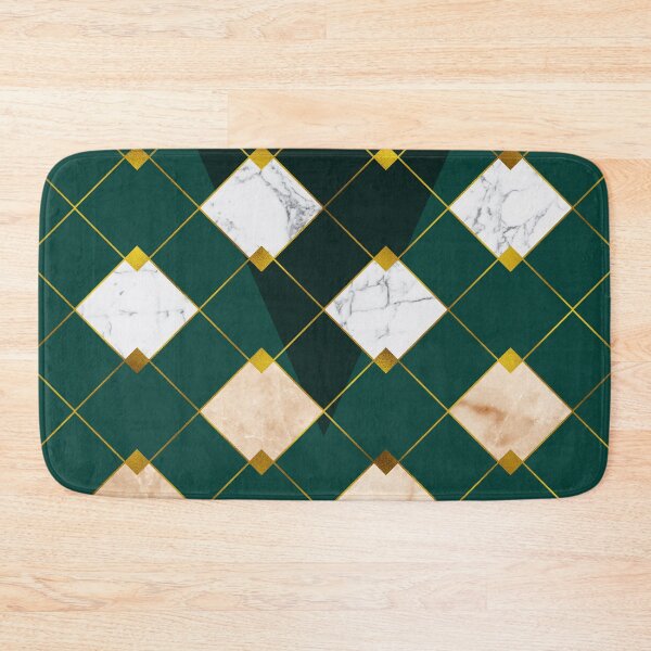 Item preview, Dark Green & Marble Cubes designed and sold by AmbienceArt.
