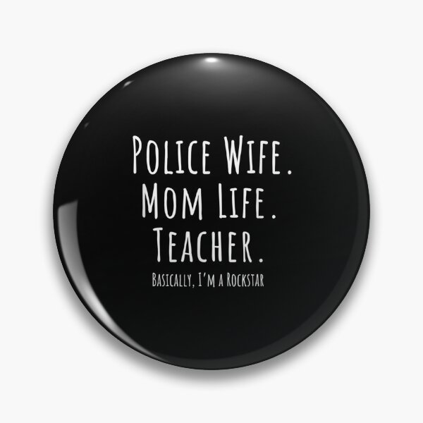 Item preview, Blue Line Mother Police Wife Mom Life Teacher Gift  designed and sold by Laren-Fashion.