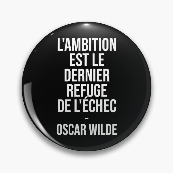 Item preview, Ambition - Oscar Wilde Quote designed and sold by Philippe Derungs.