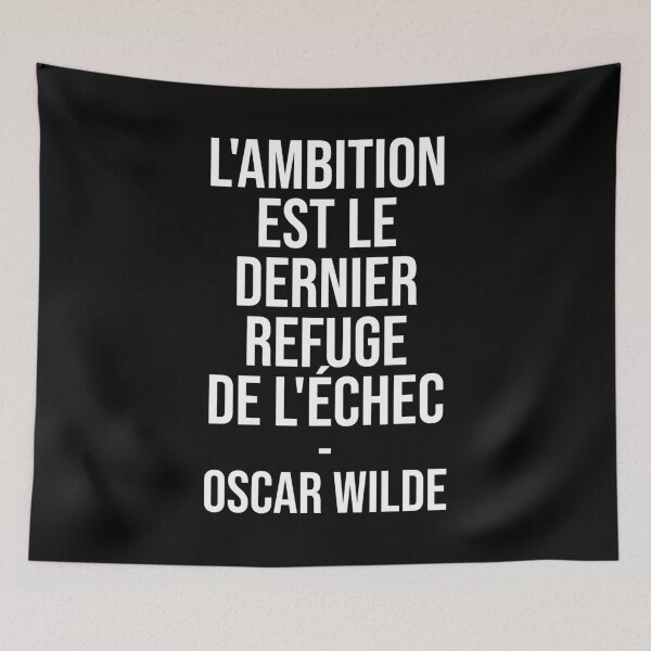 Item preview, Ambition - Oscar Wilde Quote designed and sold by Philippe Derungs.
