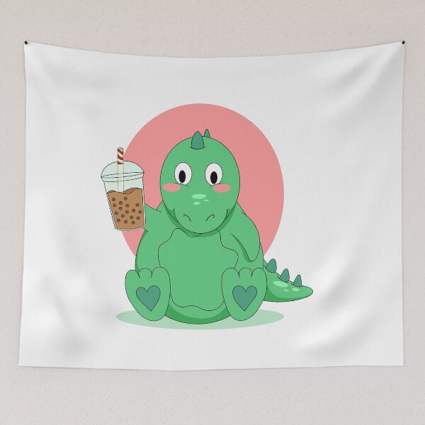 Item preview, Hug Me I'm cute Green Dinosuar designed and sold by eucagarland.