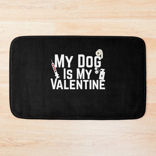 Artikelvorschau, Mein Hund ist mein Valentinsgruß. Anti-Valentinstag, stolz darauf, Single zu sein. Tag des Bewusstseins, Liebe ist scheiße entworfen und verkauft von Akmloza.