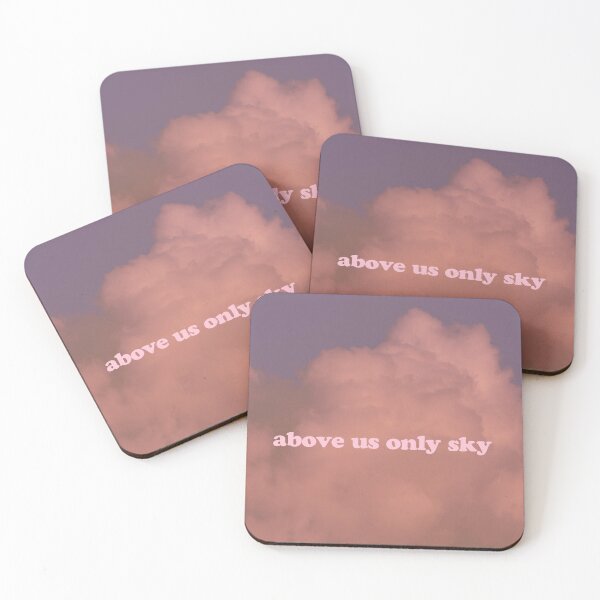 Item preview, Above us only sky - sunset pink sky designed and sold by Spirit-Art.