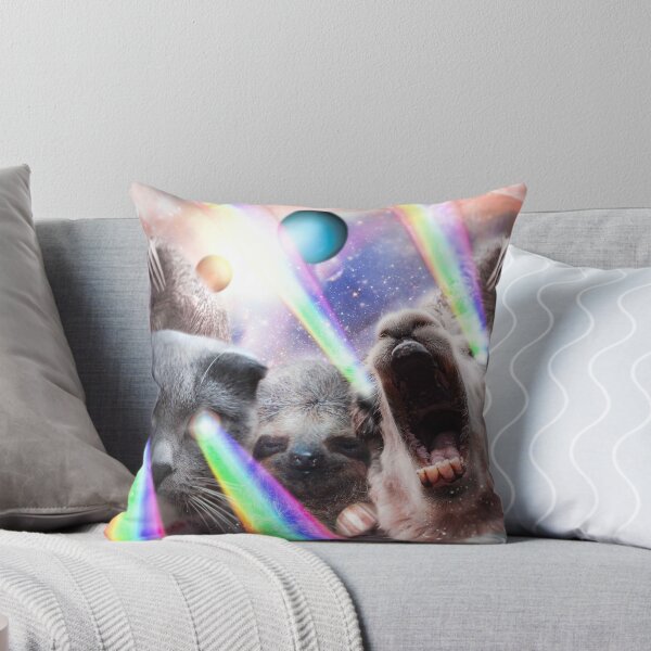 Item preview, Rainbow Laser Cat Sloth Llama In Space designed and sold by SkylerJHill.