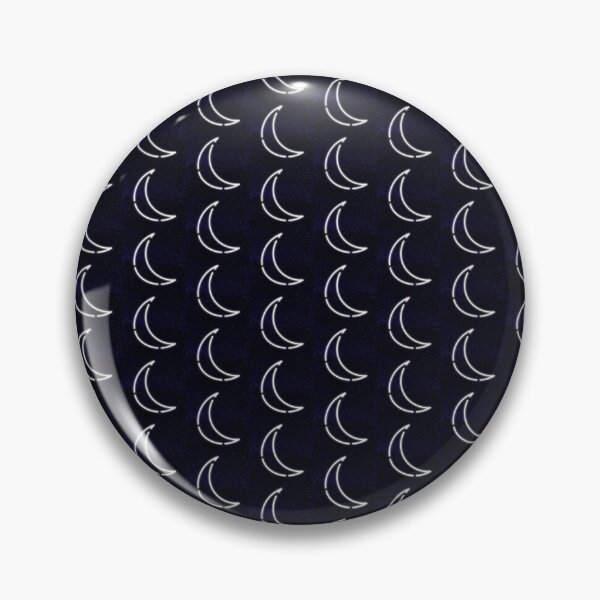 Item preview, Starry night  with neon moon Print designed and sold by IamAnna01.