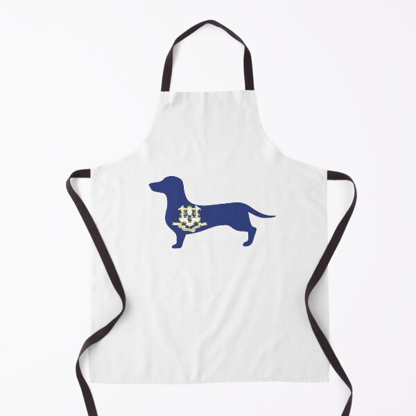 Item preview, Connecticut Dachshund Flag designed and sold by Wienerful.
