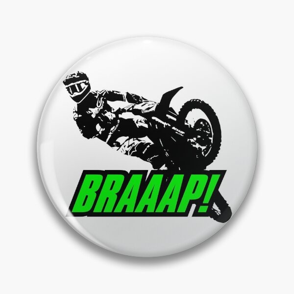 Artikelvorschau, BRAAAP Supercross Peitsche (grün) entworfen und verkauft von racerspitstop.