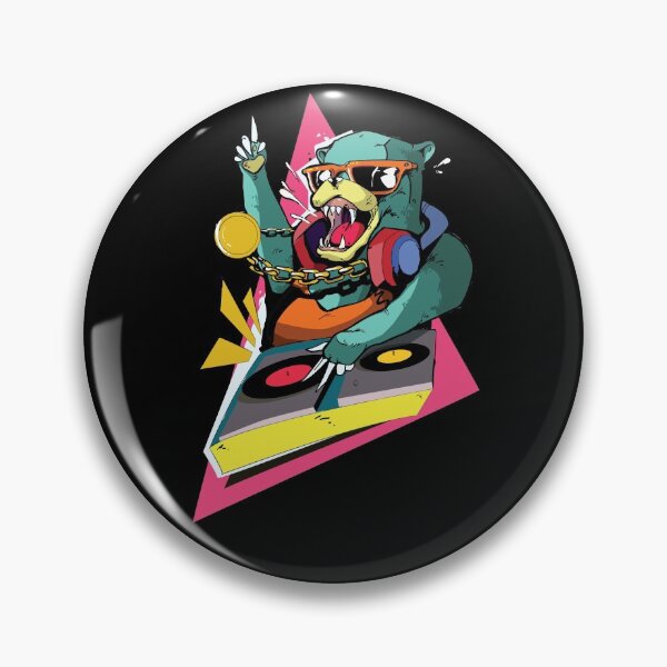 Artikelvorschau, Retro-Stil DJ Bear Artwork entworfen und verkauft von TeesByMark.