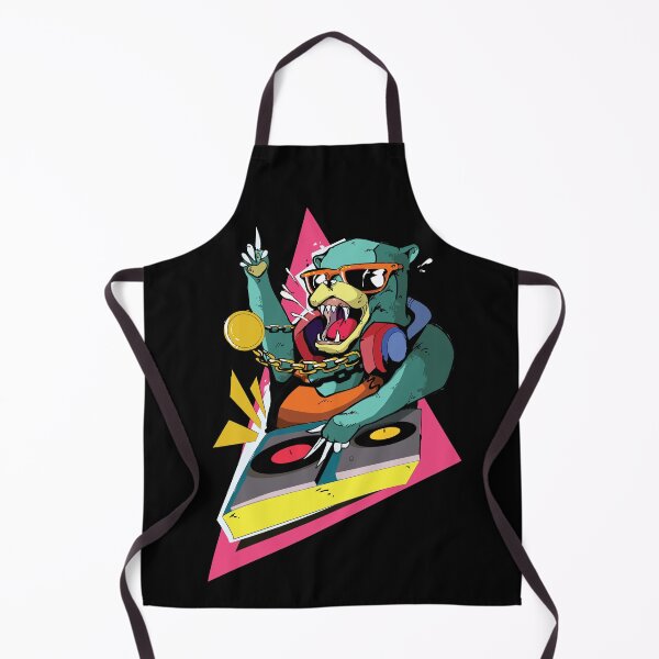 Item preview, Retro Style DJ Bear Artwork designed and sold by TeesByMark.