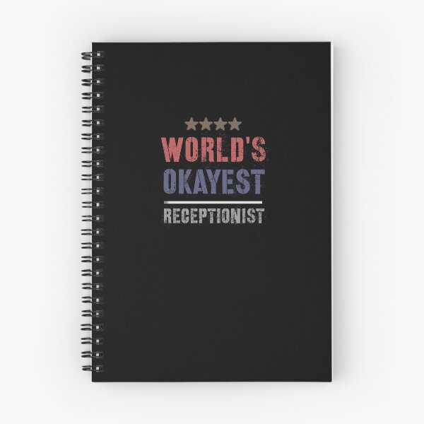 Item preview, WORLDS OKAYEST RECEPTIONIST designed and sold by 30-Merch.