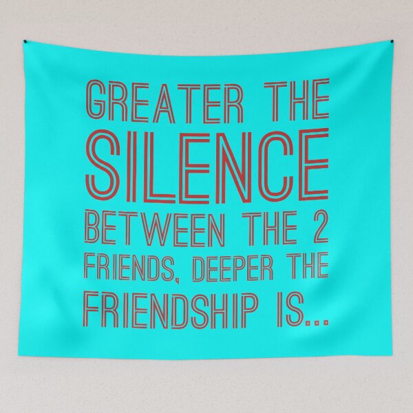 Item preview, Silence & Friendship designed and sold by Narayans.