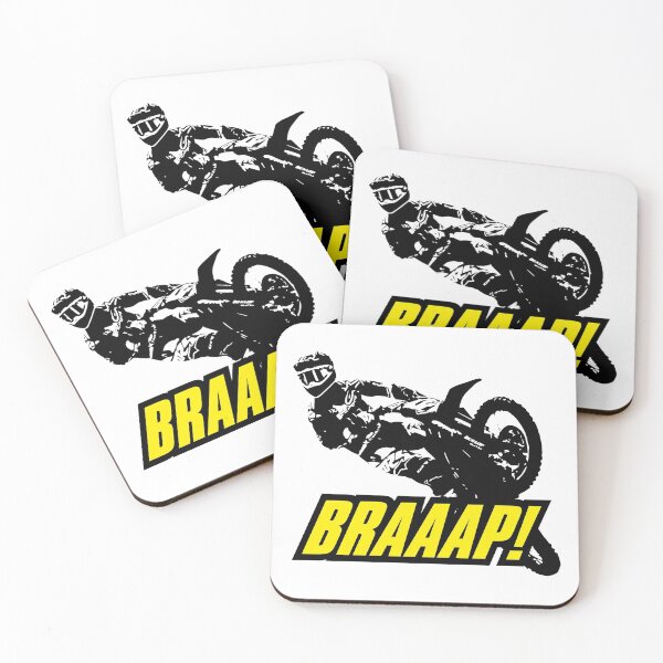 Item preview, Látigo de Supercross BRAAAP (amarillo) designed and sold by racerspitstop.