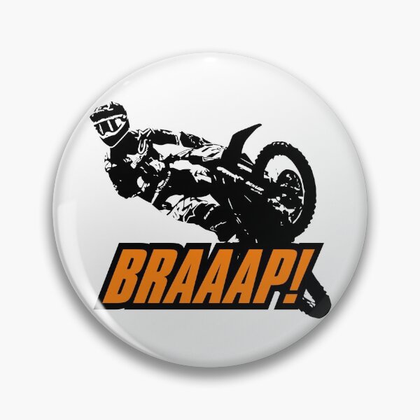 Item preview, BRAAAP Supercross Whip (Orange) designed and sold by racerspitstop.