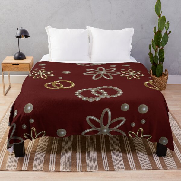 Item preview,    Pattern of golden shapes on a broun background designed and sold by Galina Kostyaeva.