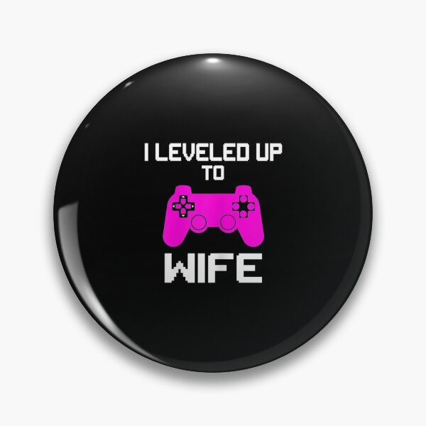 Item preview, I leveled up to Wife fun matching gamer designed and sold by Laren-Fashion.
