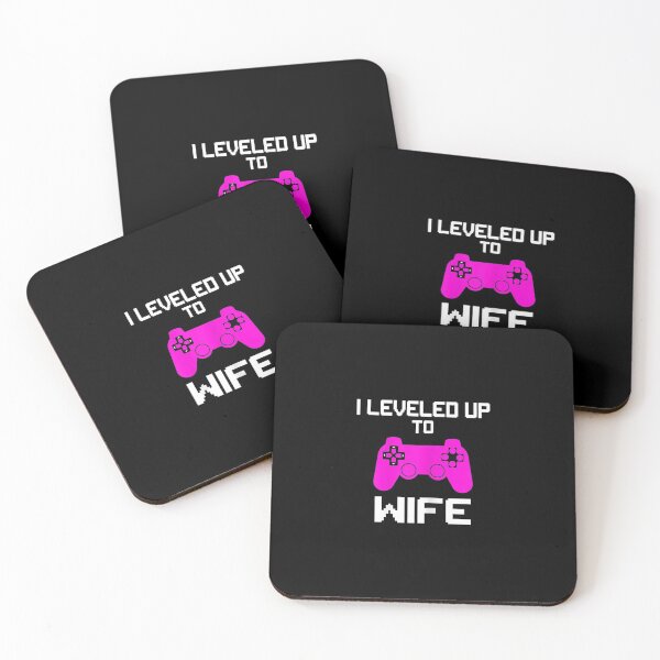 Item preview, I leveled up to Wife fun matching gamer designed and sold by Laren-Fashion.