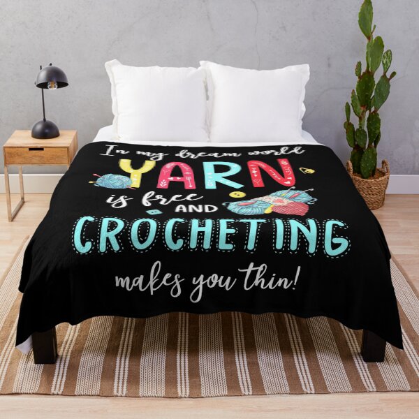 Item preview, Funny Crocheting Yarn Shirt Sewing Quilting Knitting Hobbies T Shirt designed and sold by tuanitus.
