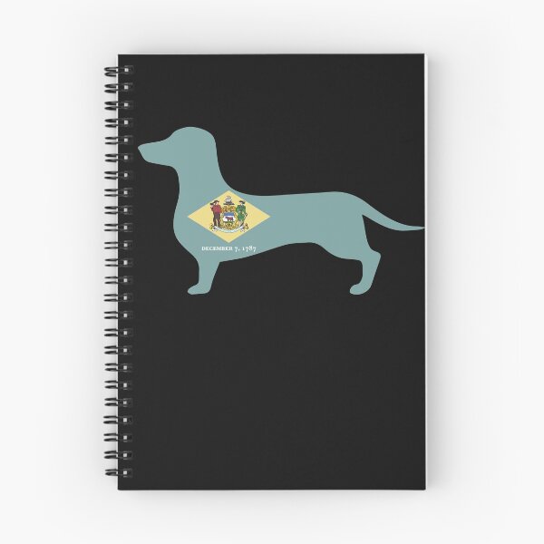Item preview, Delaware Dachshund Flag designed and sold by Wienerful.