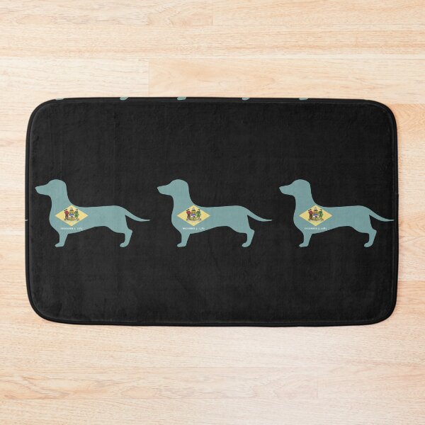 Item preview, Delaware Dachshund Flag designed and sold by Wienerful.