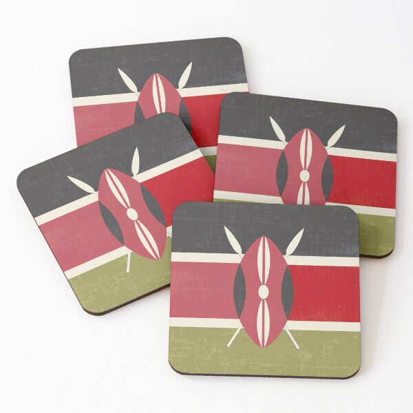 Aperçu de l'œuvre Drapeau kenyan créée et vendue par kkebuchi.