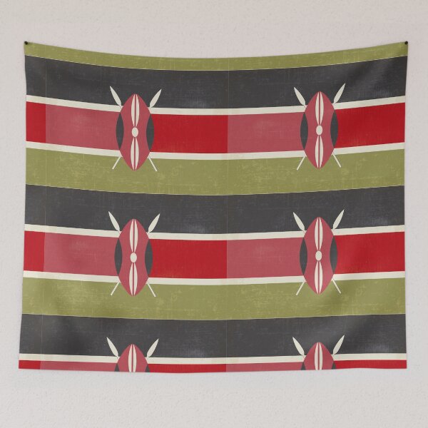 Aperçu de l'œuvre Drapeau kenyan créée et vendue par kkebuchi.