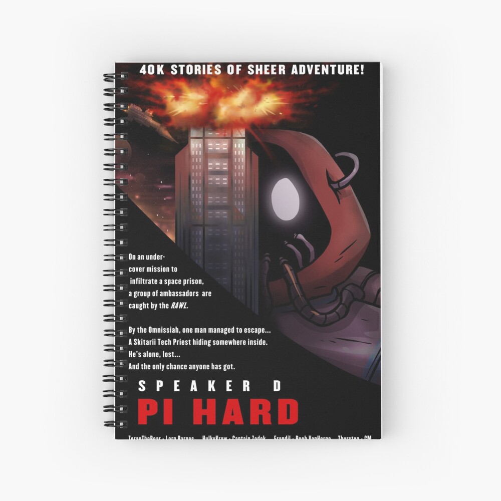 "WarHams Pi Hard Poster" Spiral Notebook for Sale by WarHams Redbubble