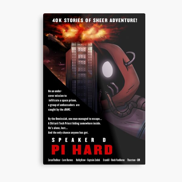 WarHams Pi Hard Poster Metal Print