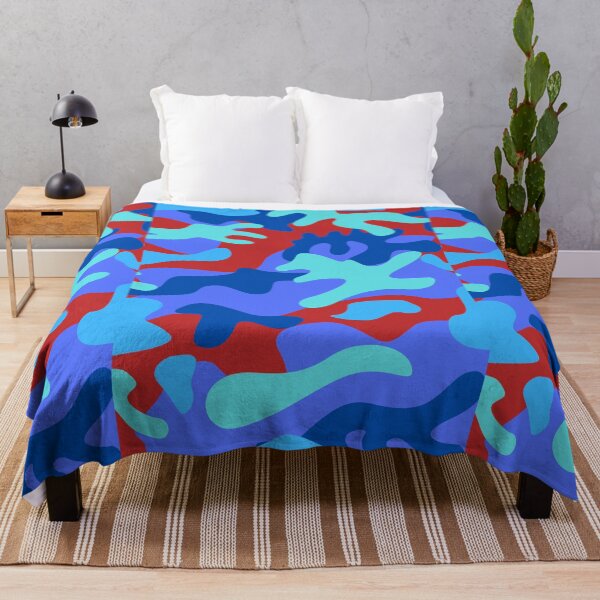 Item preview, Camouflage blue, designed and sold by AJSkinnerPrints.