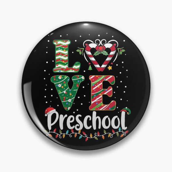 Item preview, Love Preschool Christmas Teachers Students designed and sold by Scarlettole137.