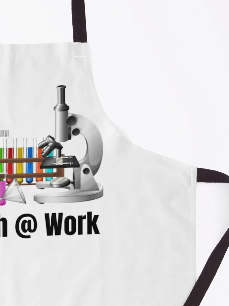 Thumbnail 3 of 6, Apron, Lab Tech @ Work | Lab Technician | Medical Lab Tech | Scientist designed and sold by LabTechMerch.