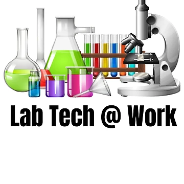 Artwork thumbnail, Lab Tech @ Work | Lab Technician | Medical Lab Tech | Scientist by LabTechMerch