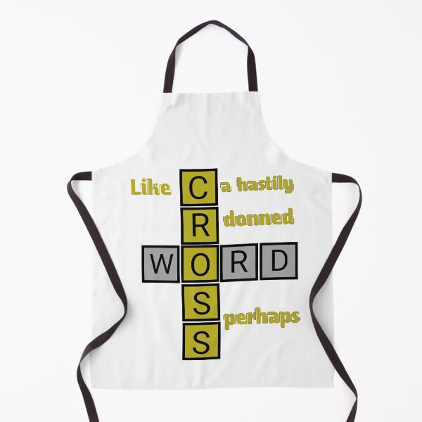 Item preview, Like A Hastily Donned Perhaps Crossword designed and sold by Fatimalak.