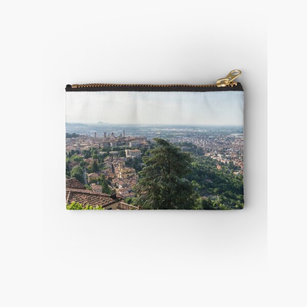 Item preview, Splendid Bergamo Vista - Upper City Lower City and Po River Plain from Above the Treetops designed and sold by Georgia Mizuleva.