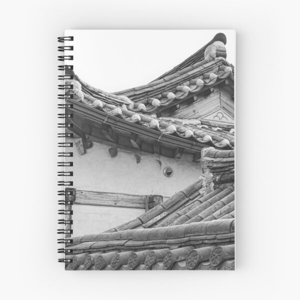 Item preview, Architecture Of Bukchon Hanok Village BW designed and sold by Bo Insogna.