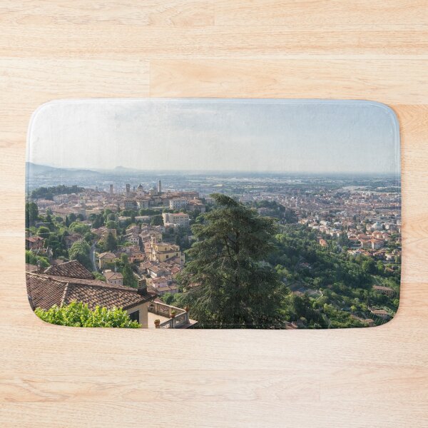 Item preview, Splendid Bergamo Vista - Upper City Lower City and Po River Plain from Above the Treetops designed and sold by Georgia Mizuleva.