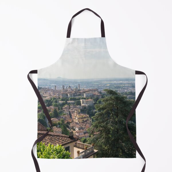 Item preview, Splendid Bergamo Vista - Upper City Lower City and Po River Plain from Above the Treetops designed and sold by Georgia Mizuleva.