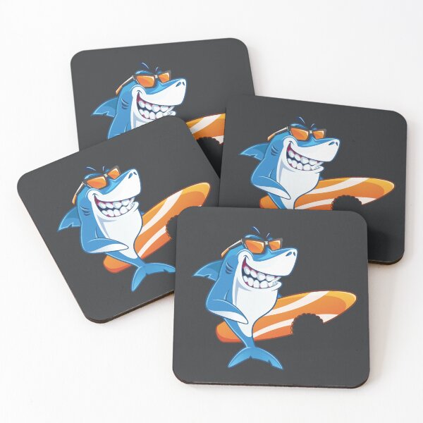 Item preview, Finn - The Surfer Shark designed and sold by wazoosi.