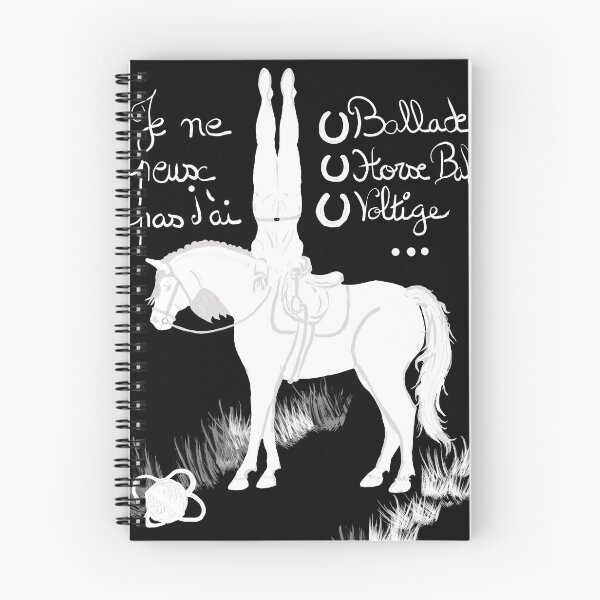 Item preview, I can't, I have a ballad, horse ball aerobatics horse ballad white designed and sold by ZeroXIII.