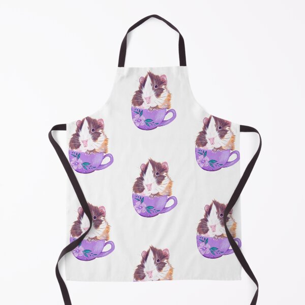 Item preview, Guinea Pig in floral teacup designed and sold by BlossomandIvy.