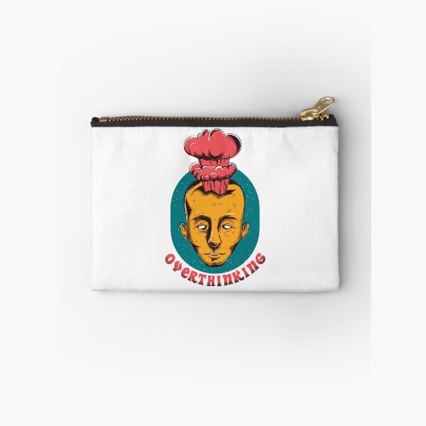 Item preview, Funny Cartoon Style Overthinking Man Artwork designed and sold by TeesByMark.